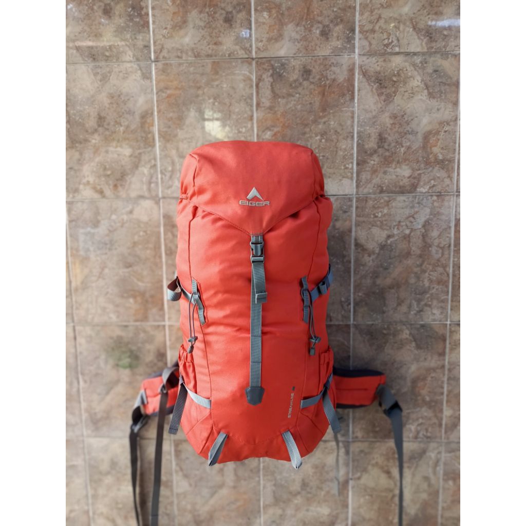 tas carrier gunung Eiger orange second original