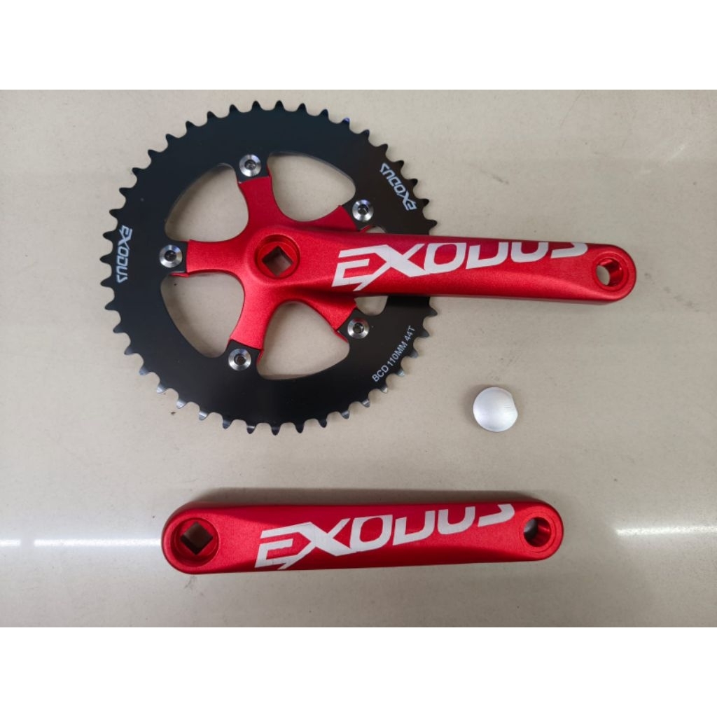 Crank Exodus Alloy 44T crank BMX BB Kotak HT1