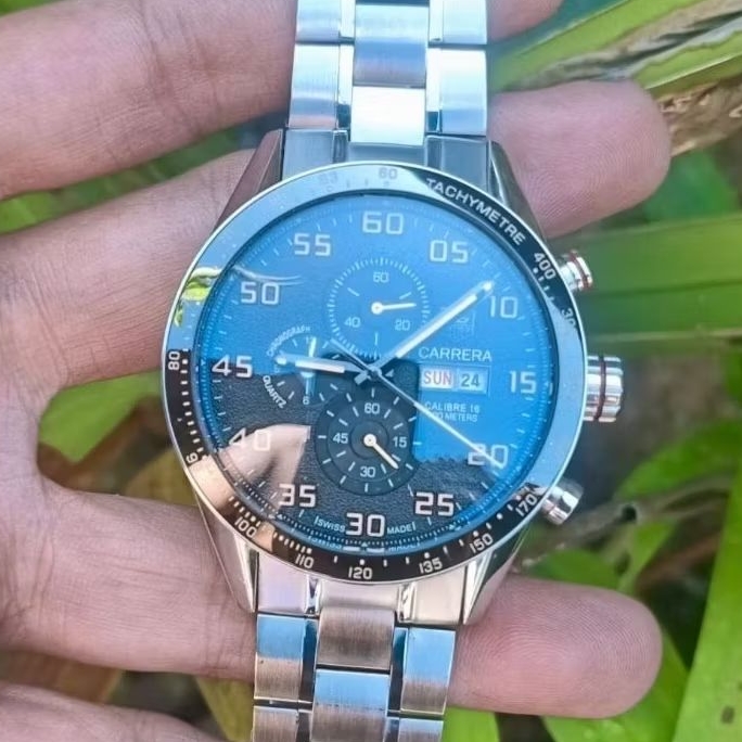 Jam Tangan T4g H3uer Carrera Calibre 16 Chronograph