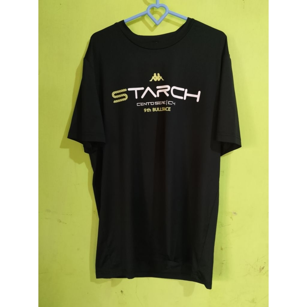 Kaos Jersey Kappa Hitam Size L