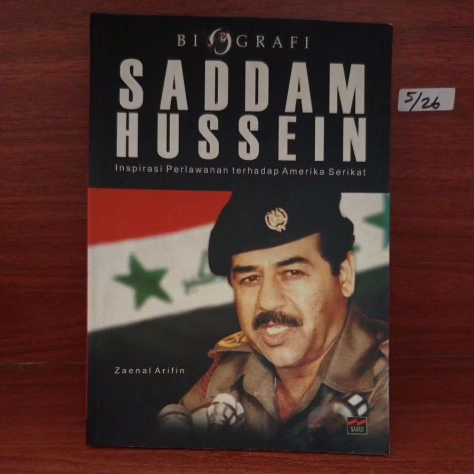 BUKU BIOGRAFI SADDAM HUSSEIN OLEH ZAENAL ARIFIN