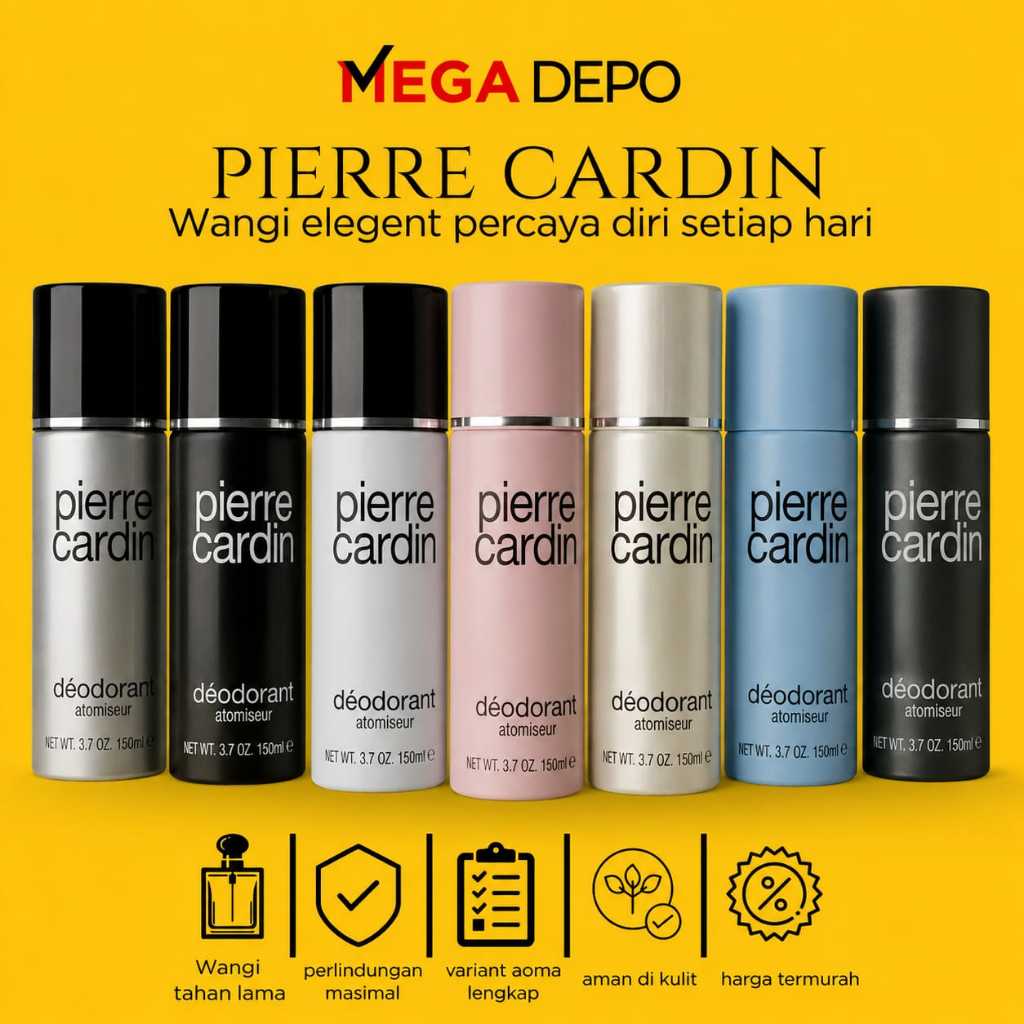 Pierre Cardin Deodorant Spray 150mL BPOM Original