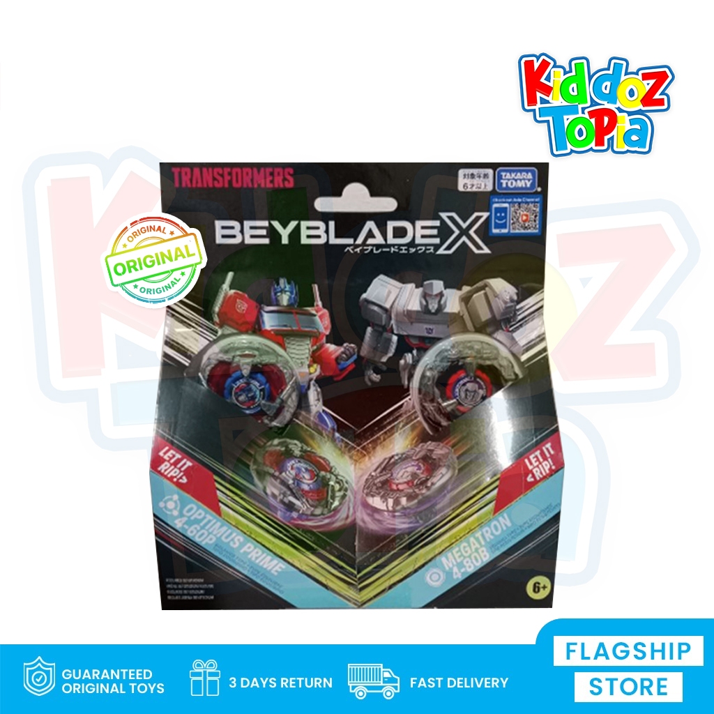 TAKARA TOMY Beyblade X S1 BXG36 BXG 36 Transformers Optimus Prime vs Megatron 982456 GLC