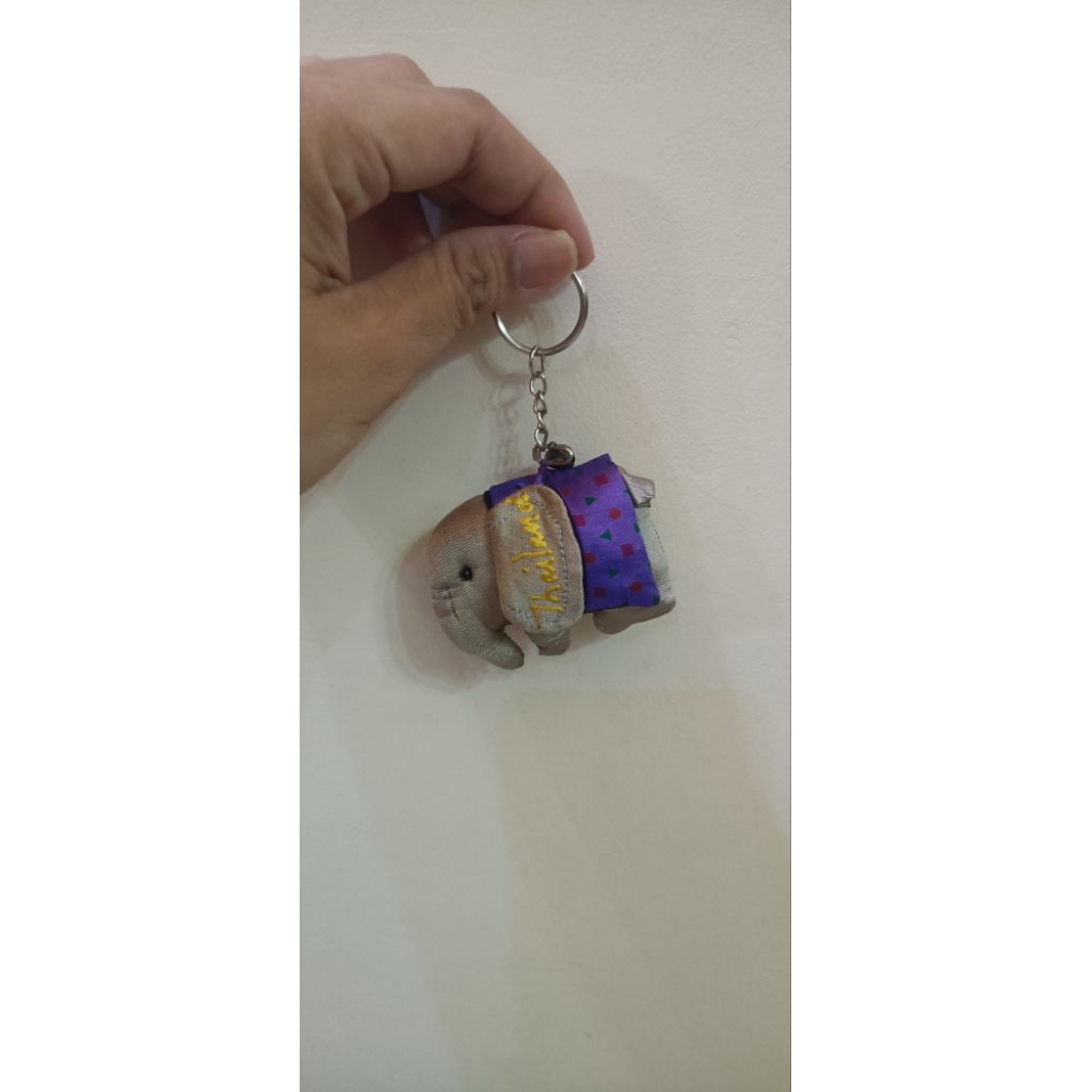 Gantungan Kunci / Ganci / Gantungan Tas Upil / Kecil Gajah Thailand Ori