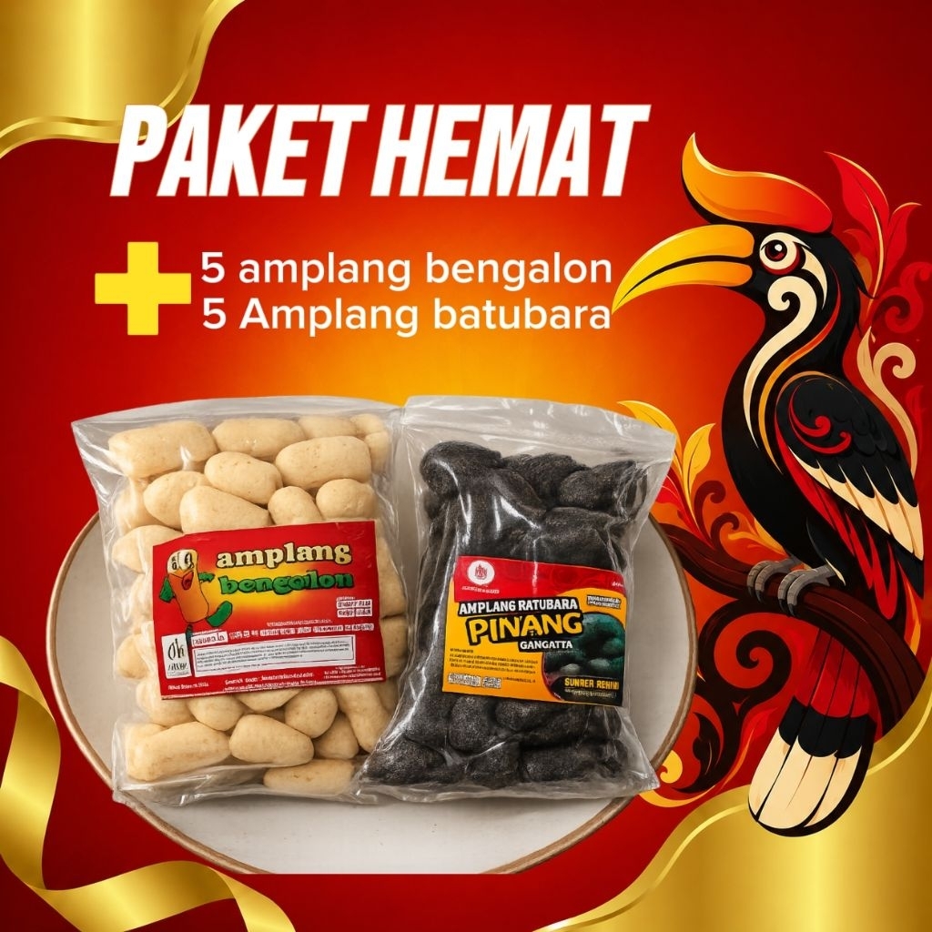 PAKET HEMAT AMPLANG BENGALON ,AMPLANG PINANG BATUBARA Cemilan Oleholeh Khas Sangatta