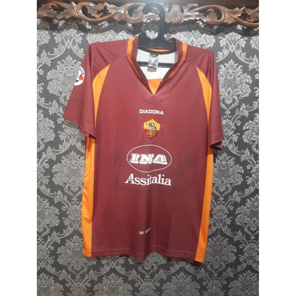 JERSEY AS ROMA HOME 1997/98 FULL PRINTING