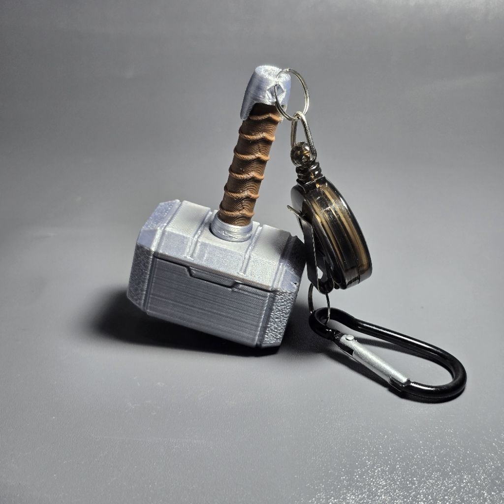 Mjolnir Thor Keychain | Gantungan Kunci eMoney / Brizzi / Tapcash | Gantungan Kunci NFC Hammer Thor 