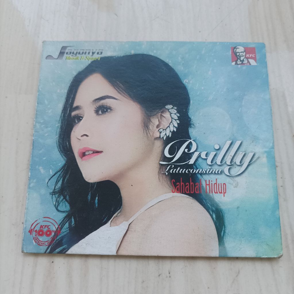 Original CD Audio Music Prilly Latuconsina Album Sahabat Hidup