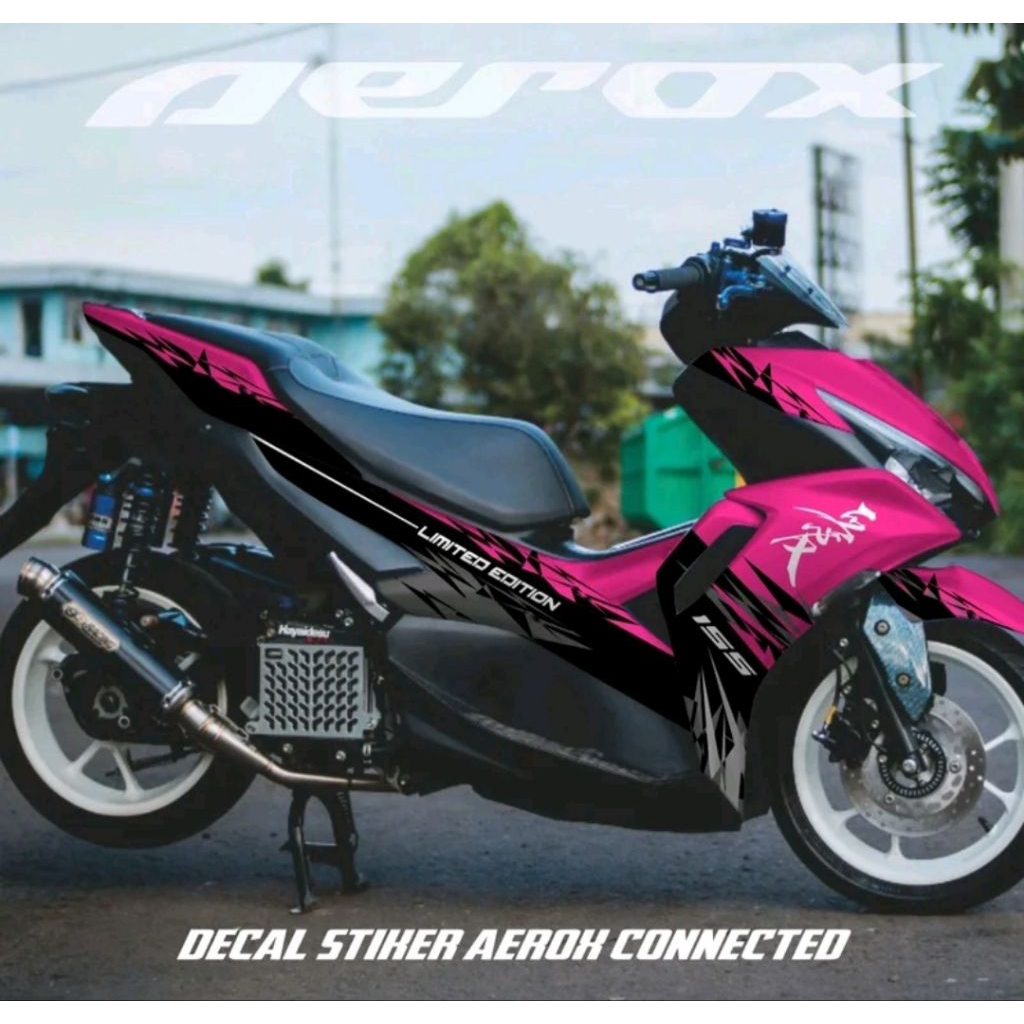 STIKER DECAL AEROX CONECTED FULL BODY VARIASI HAYABUSA