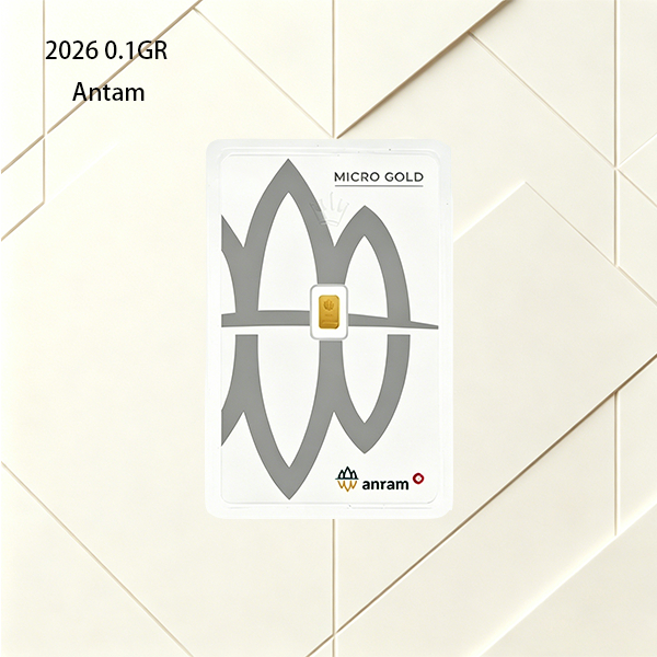 2026 Antam Logam Mulia 0.1 Gram Micro Gold
