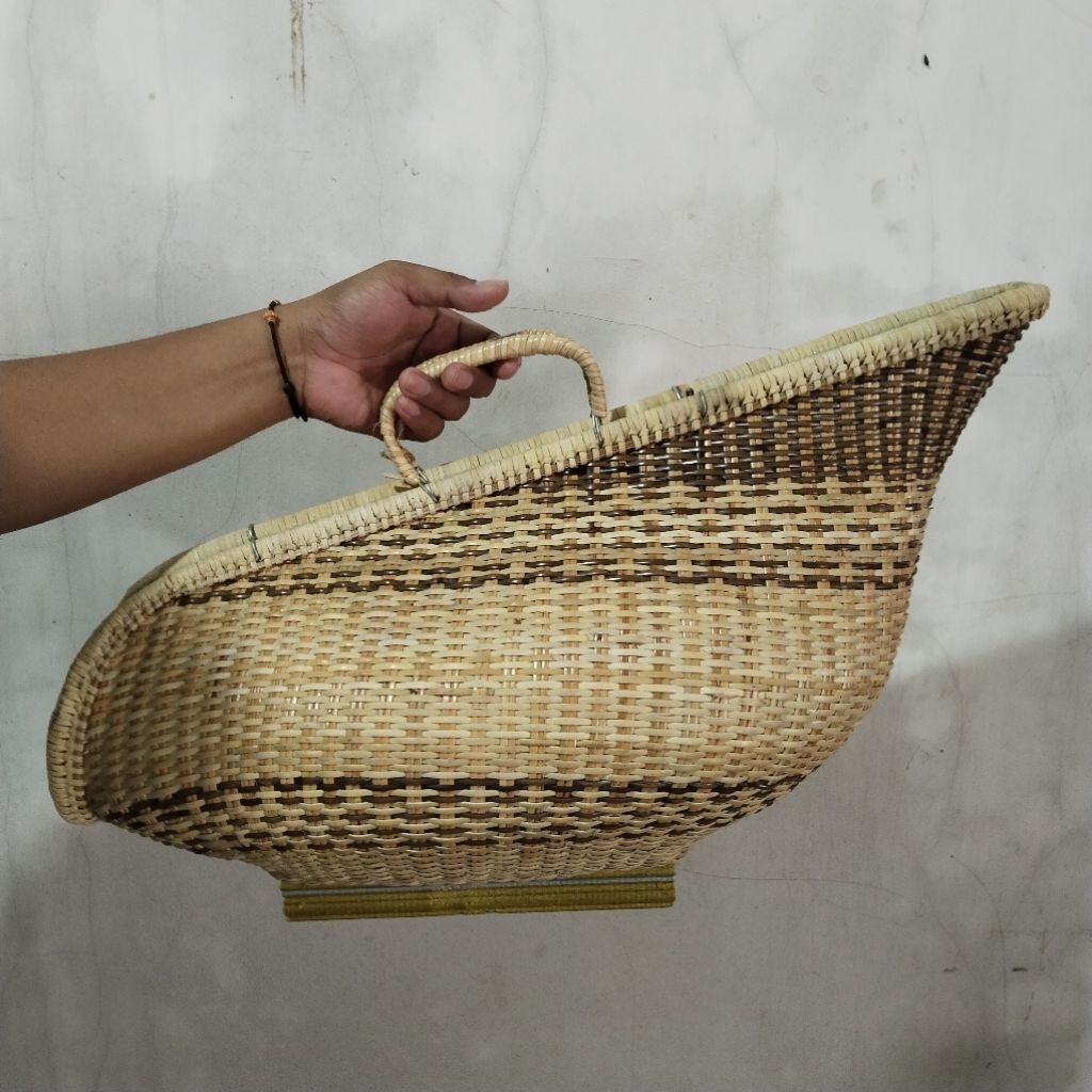 Kiso Ayam Full Rotan Full Vernis premium lentur halus kuat Kepek Ayam Jago Tas Ayam Bangkok