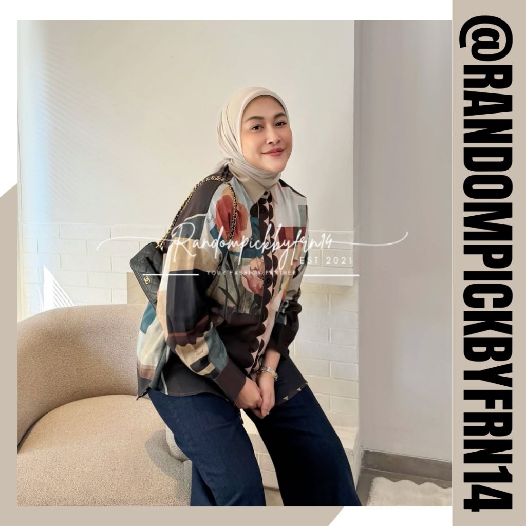 SALMIRA PRINTING SHIRT RURIK || NEZIA EMBROUDERY SHIRT RURIK || DEGAVU SHIRT RURIK || LEVY SHIRT RUR