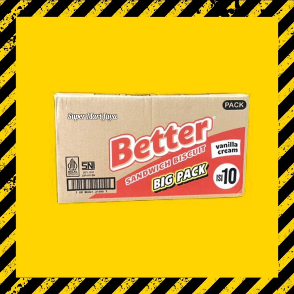 Roti Roma BETTER Sandwich Biskuit 1 Dus isi 24 Pcs
