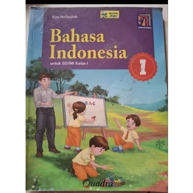 Buku Bahasa Indonesi kelas 1 Pnerbit Quandra