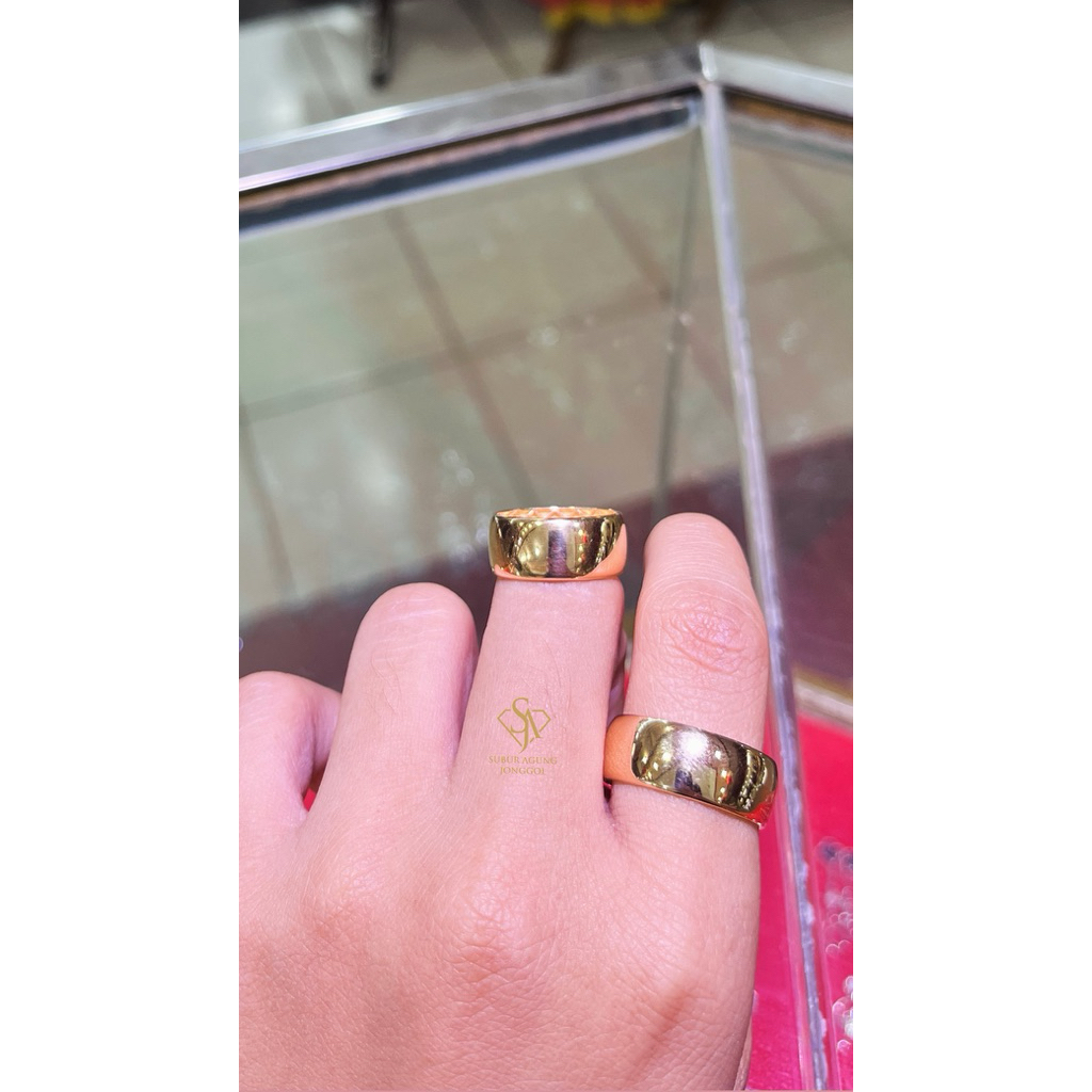 Cincin bold bolos 8k rosegold