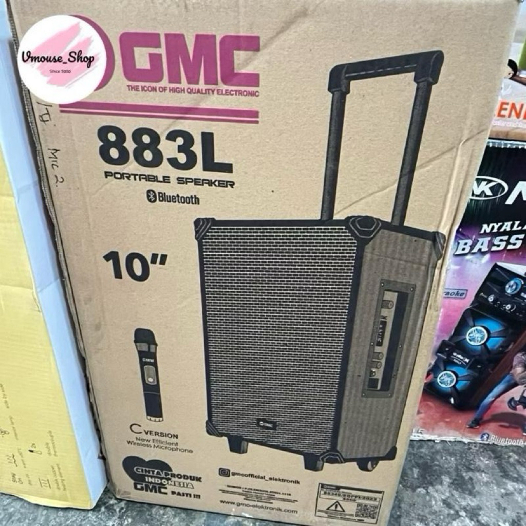 GMC SPEAKER PORTABLE 883L - SPEAKER GMC 10 INCH - SPEAKER PORTABLE GMC 10 INCH - SPEAKER TROLLEY GMC