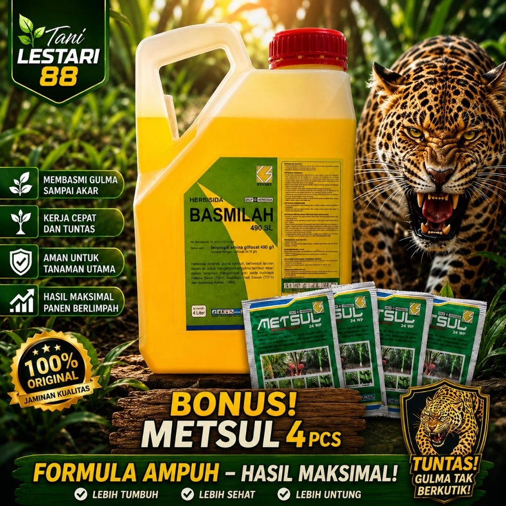 BASMILAH 490sl 4liter | Basmilang| love up| kiss up| ken up| penta up