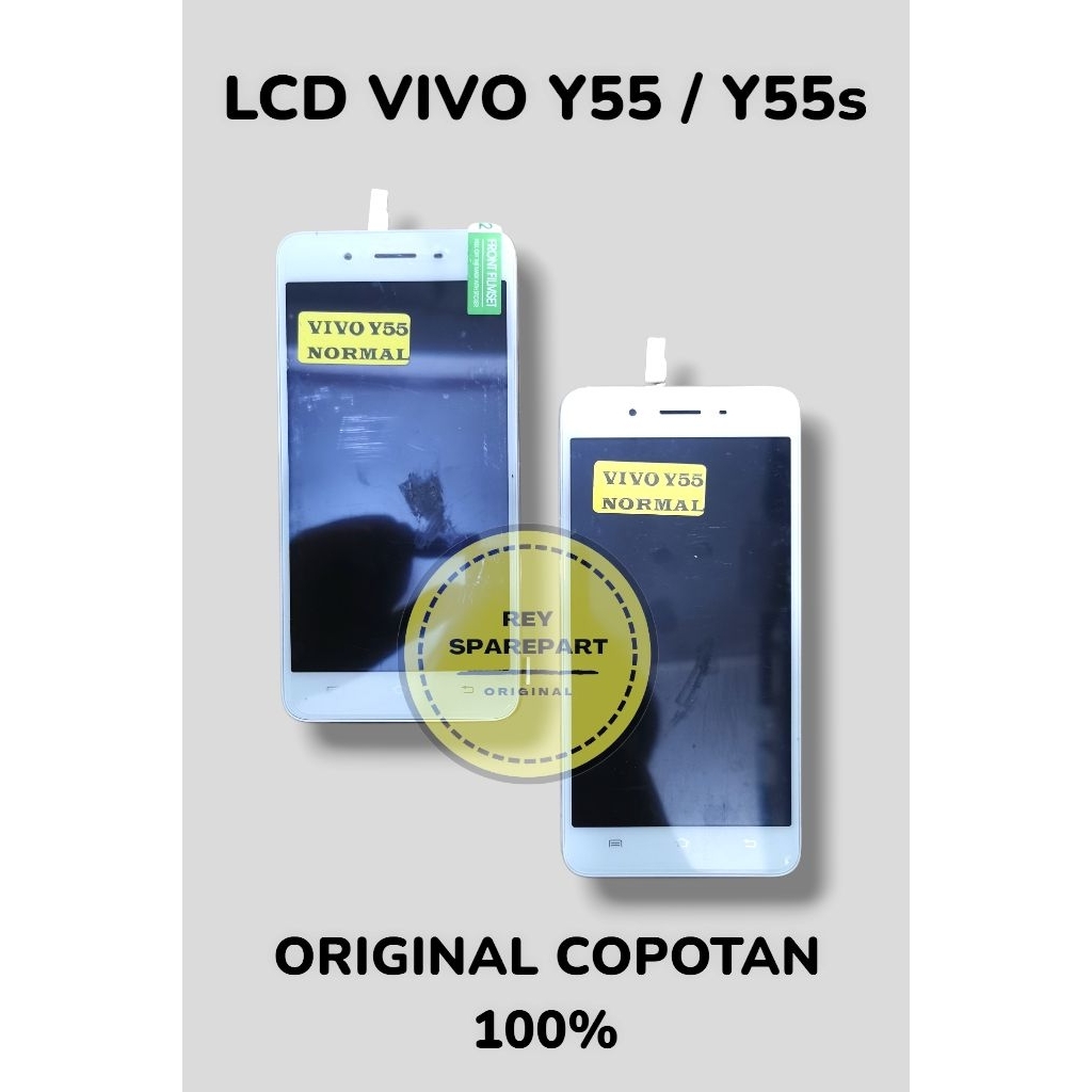 LCD FULLSET PLUS FRAME VIVO Y55 / Y55s ORIGINAL COPOTAN NORMAL TESTED