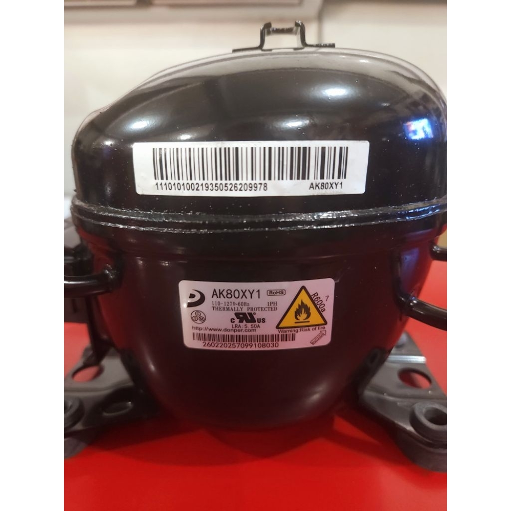 KOMPRESOR KULKAS 2 PINTU INVERTER 1/5 PK AK80XY1