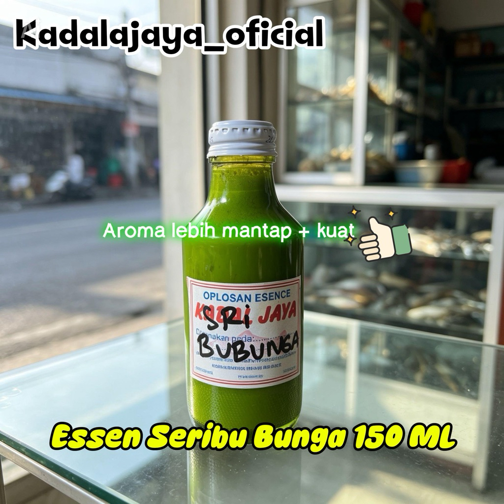 Kadal Jaya Essen SERIBU BUNGA 150 ML | Essen LELE Ikan Mas Patin Nila Mujair | Galatama Babon Induka
