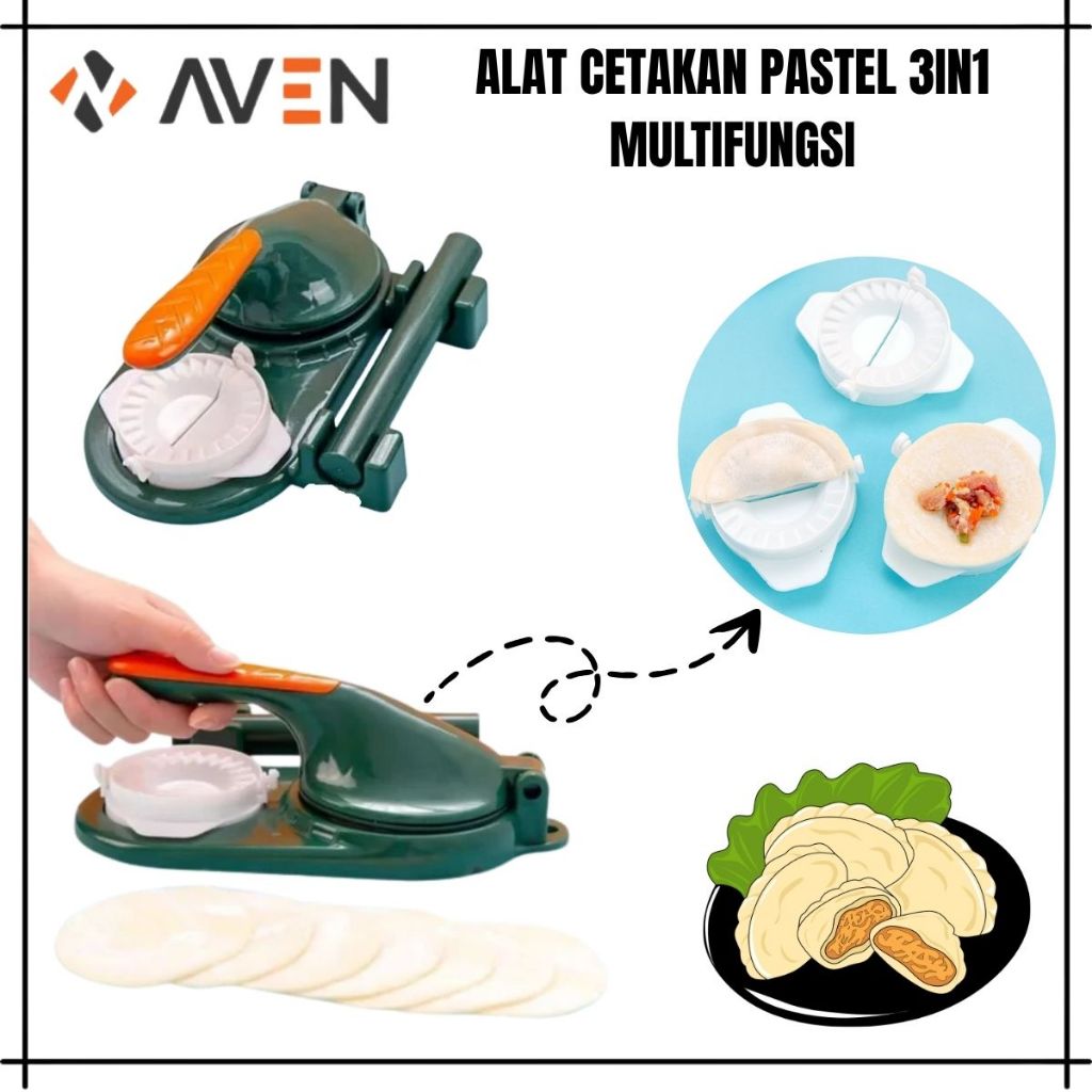 Alat Press Adonan 3in1 Cetakan / Original Alat Press Kulit Pangsit/ Cetakan Press Adonan Pangsit