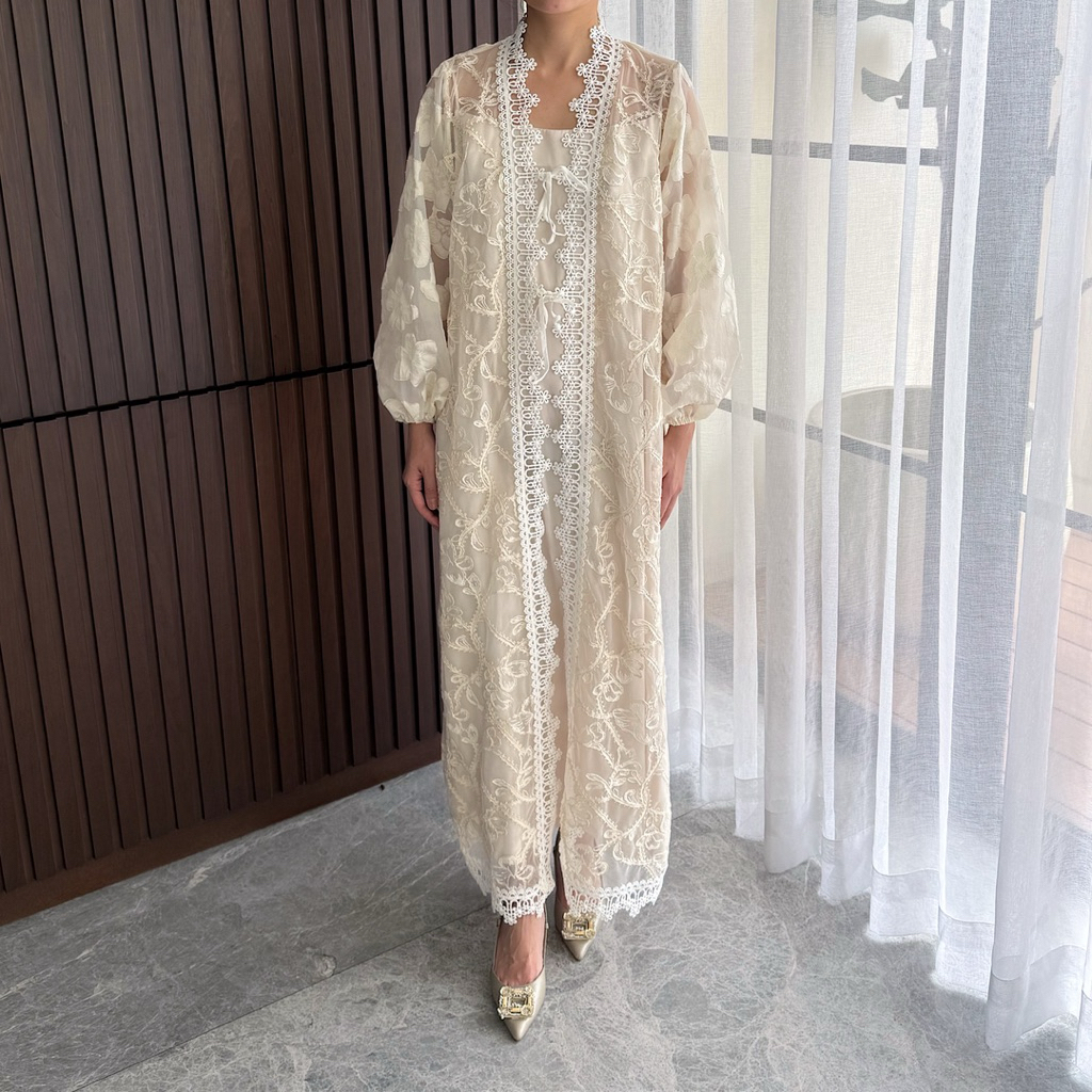 KINA ATELIER - Soleil Outer in ivory
