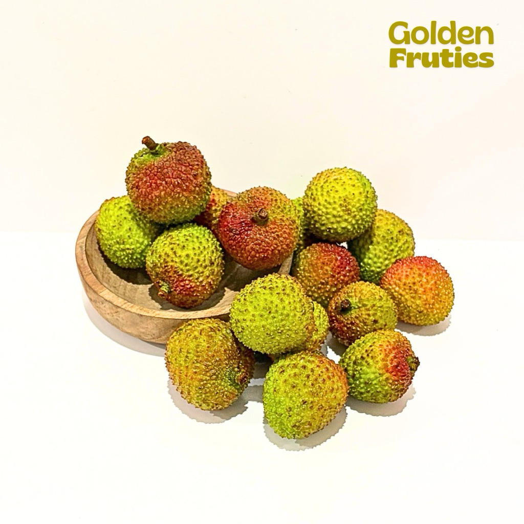 BUAH LECI SEGAR FRESH LYCHEE IMPORT 500 GRAM
