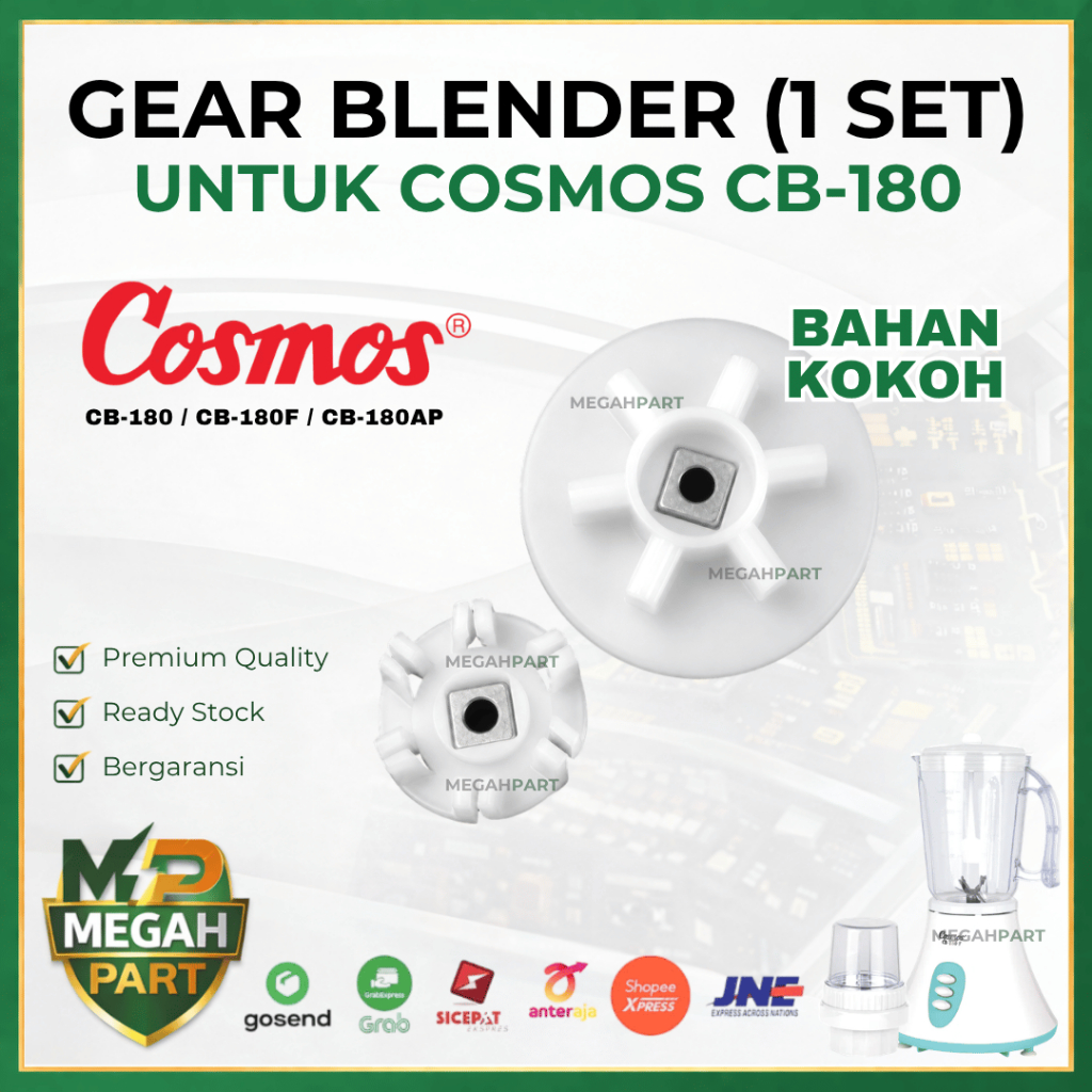 Karet Gear Blender COSMOS CB-180 CB180F CB180 F - Gear Pemutar Blender COSMOS CB-180 - Kopling Blend
