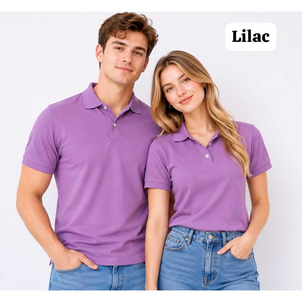 Kaos Polo List UNGU MUDA / kaos kerah UNGGU MUDA / Polo Polos Ungu / Kaos Kerah Polos / Polo Polos