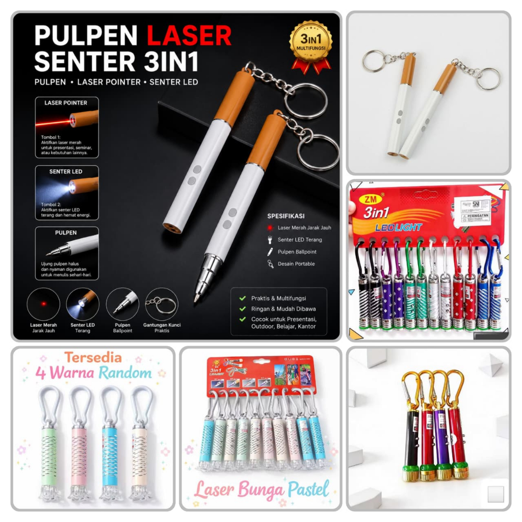 Dtoyz- Aneka mainan Lampu Senter Laser & Mainan Anak Lampu Laser Laser Premium Dan Pulpen Laser Sent