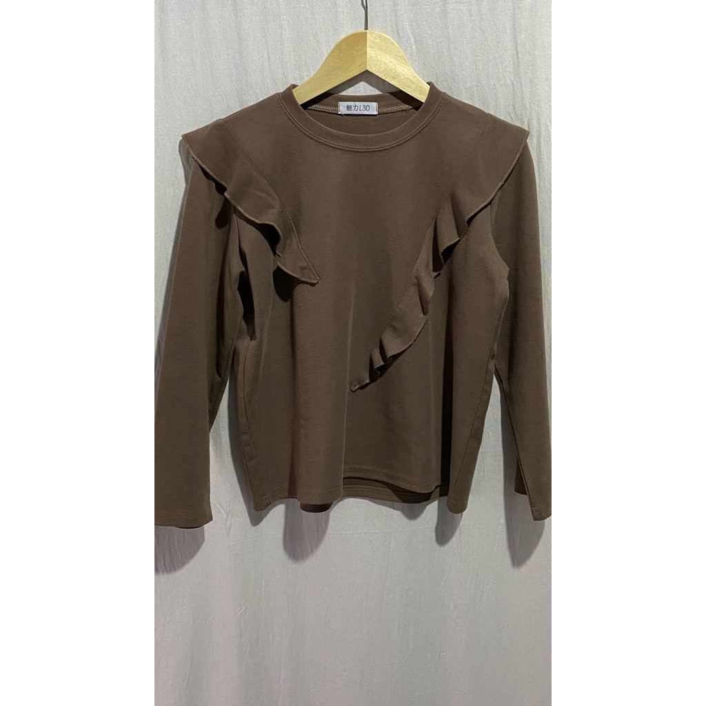 preloved | Blouse coklat