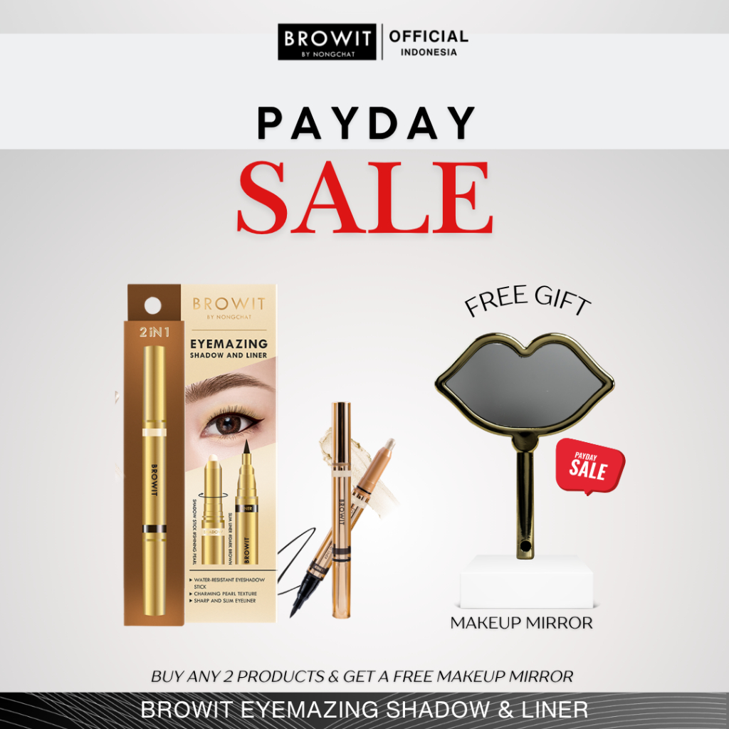 BROWIT BY NONGCHAT Eyemazing Shadow & Liner / Eyeshadow Stick / Eyeshadow Shimmer