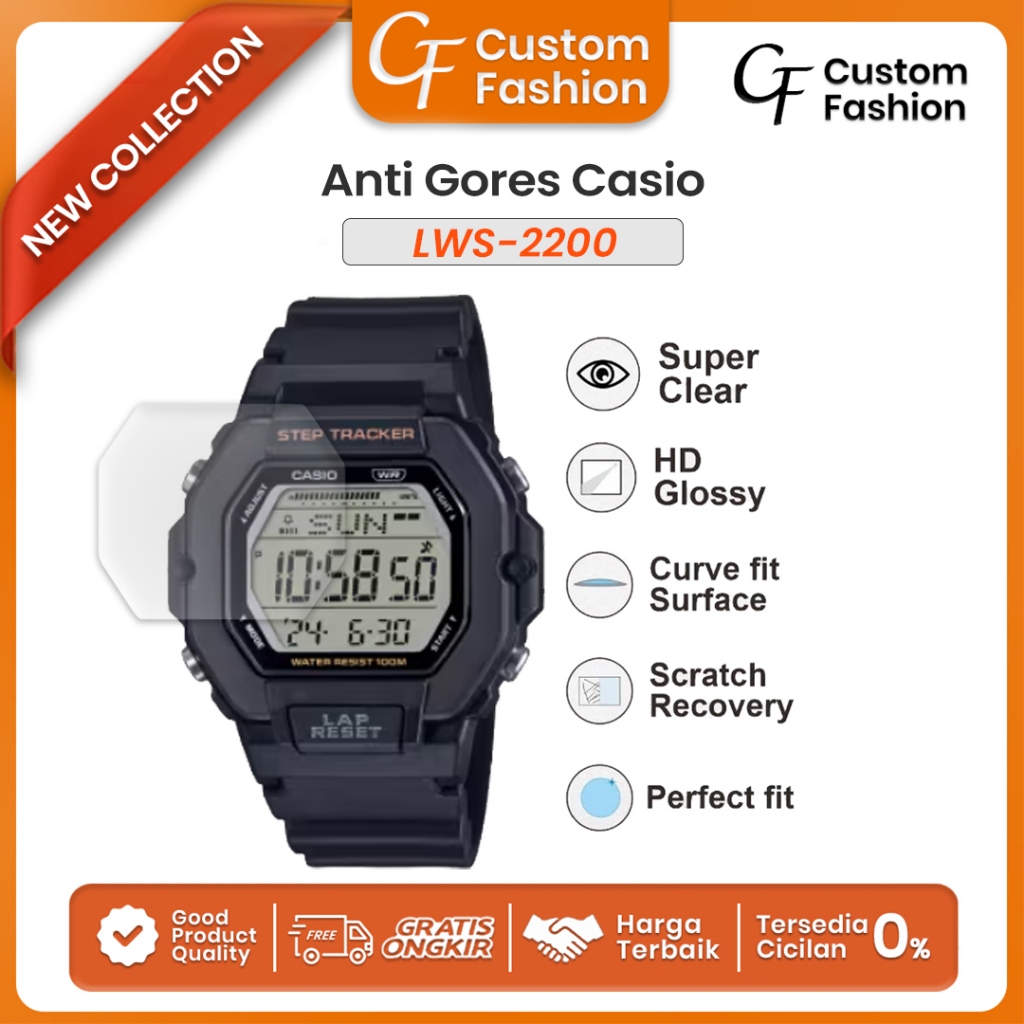 Anti Gores 2D 3D Casio LWS-2200 LWS2200 Protective Film Hydrogel Casio LWS-2200 LWS2200 LWS 2200