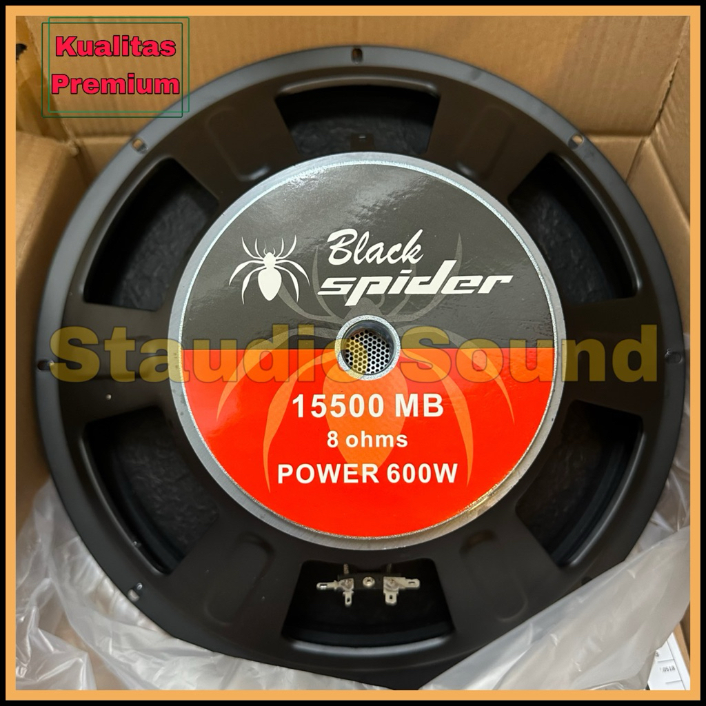 Speaker Komponen 15 inch BLACKSPIDER 15500 Original speaker bs 15500 bs15500