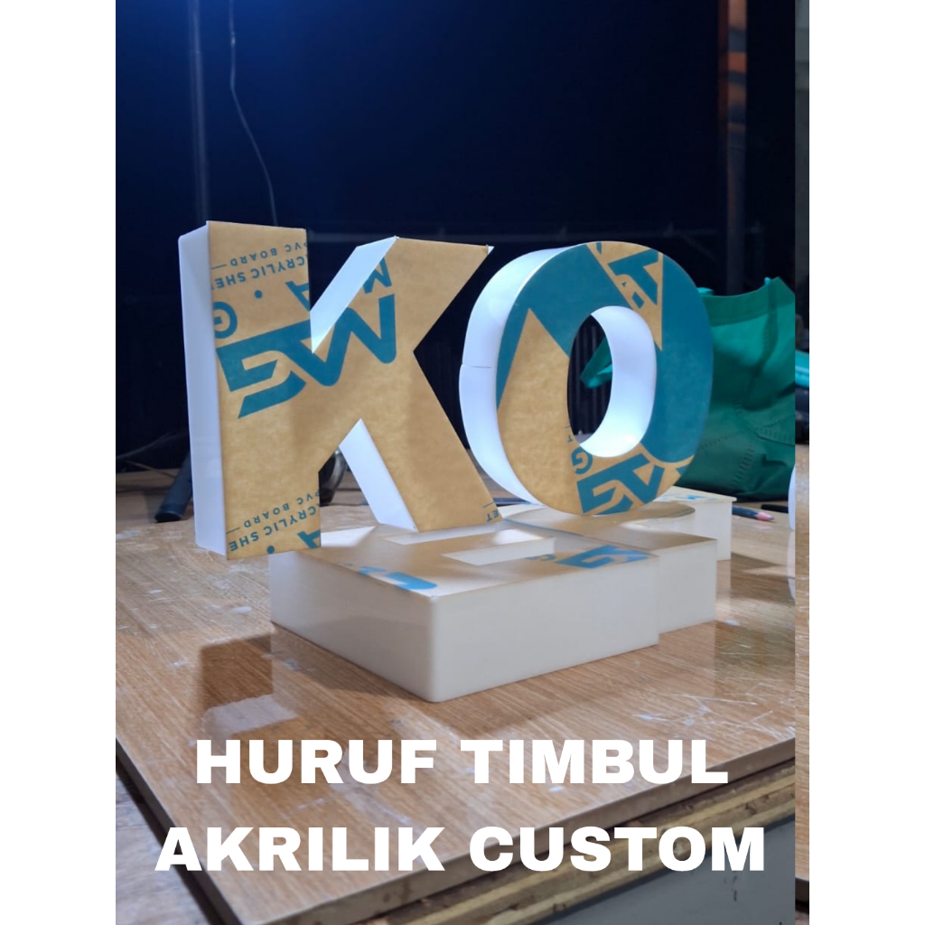 Huruf Akrilik/Huruf 3d/Huruf Timbul Akrilik