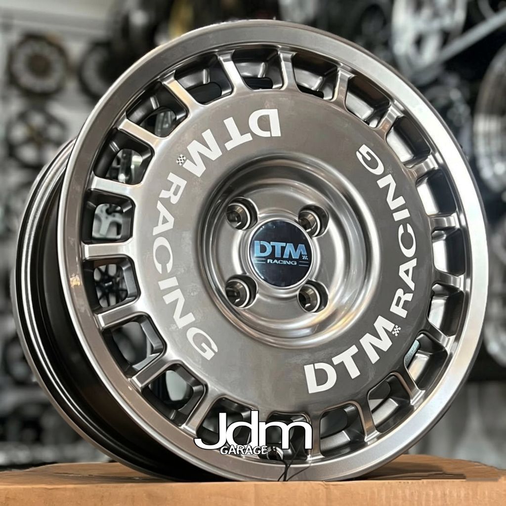 velg DTM RALLY ORIGINAL LENSO THAILAND r15 lebar 7 pcd 4x100 ET 38 mobil ring 15 pnp mobil agya ayla