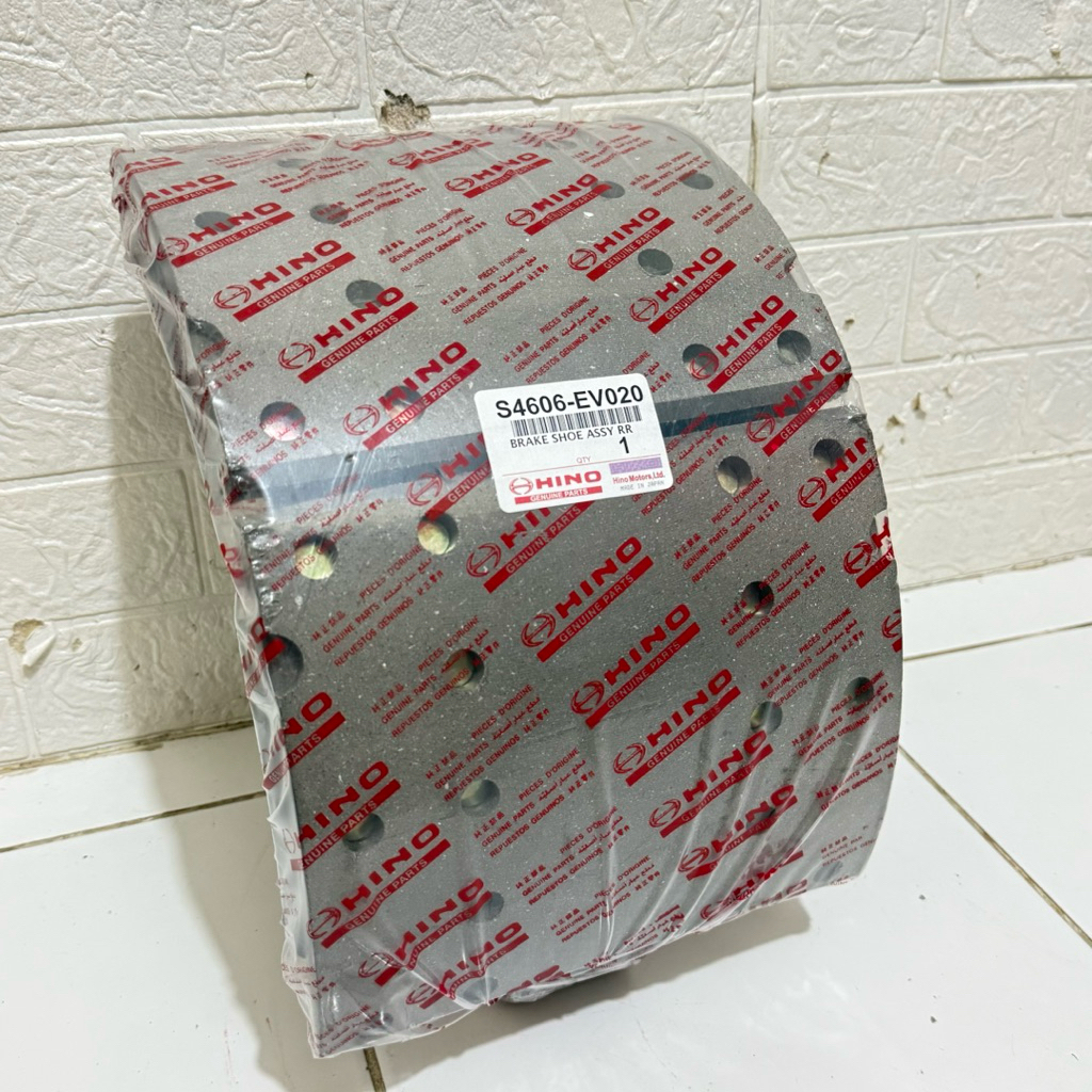 T TROMOL BRAKE SHOE RR SEPATU KAMPAS REM BELAKANG S4606-EV020 ORINGINAL PART HINO 500 LOHAN FM260TI 