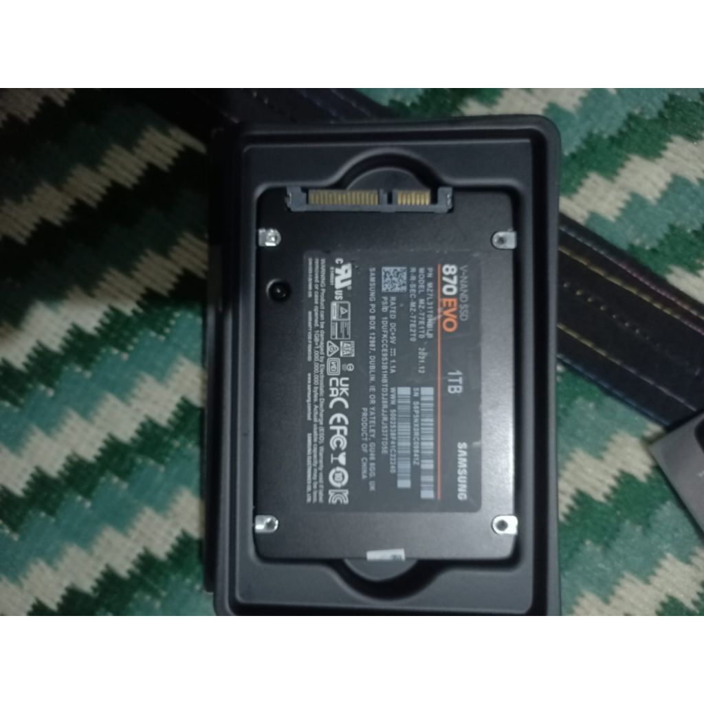 2 SSD Samsung 870 QVO & 870 Evo Sata III 6gb/s H/P 100/100.( original samsung)