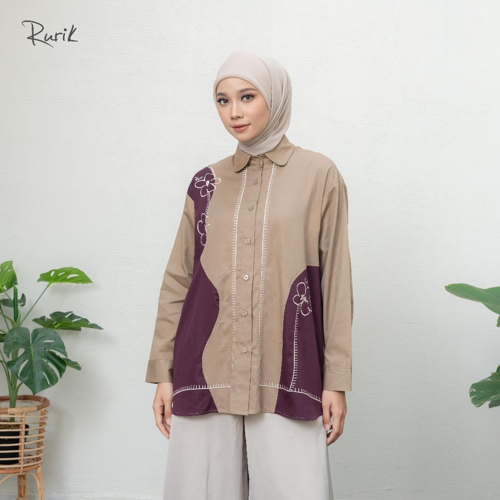 Rurik Kemeja Bordir Rurik Yolita Embroidery Shirt