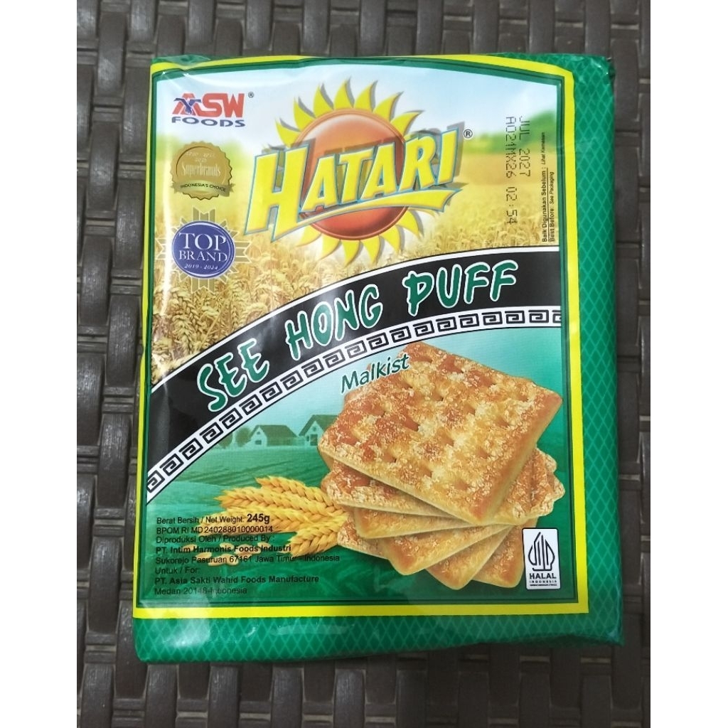 Hatari biskuit malkist plain tawar