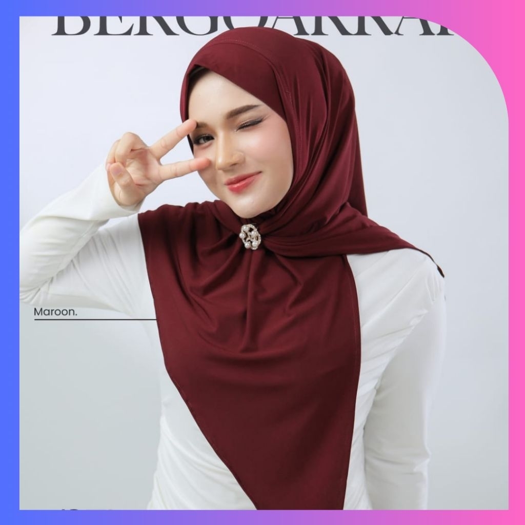 AR 772 BY HIJAB ARRAFI ~ JILBAB AR RAFI INSTAN SEGITIGA NON PET