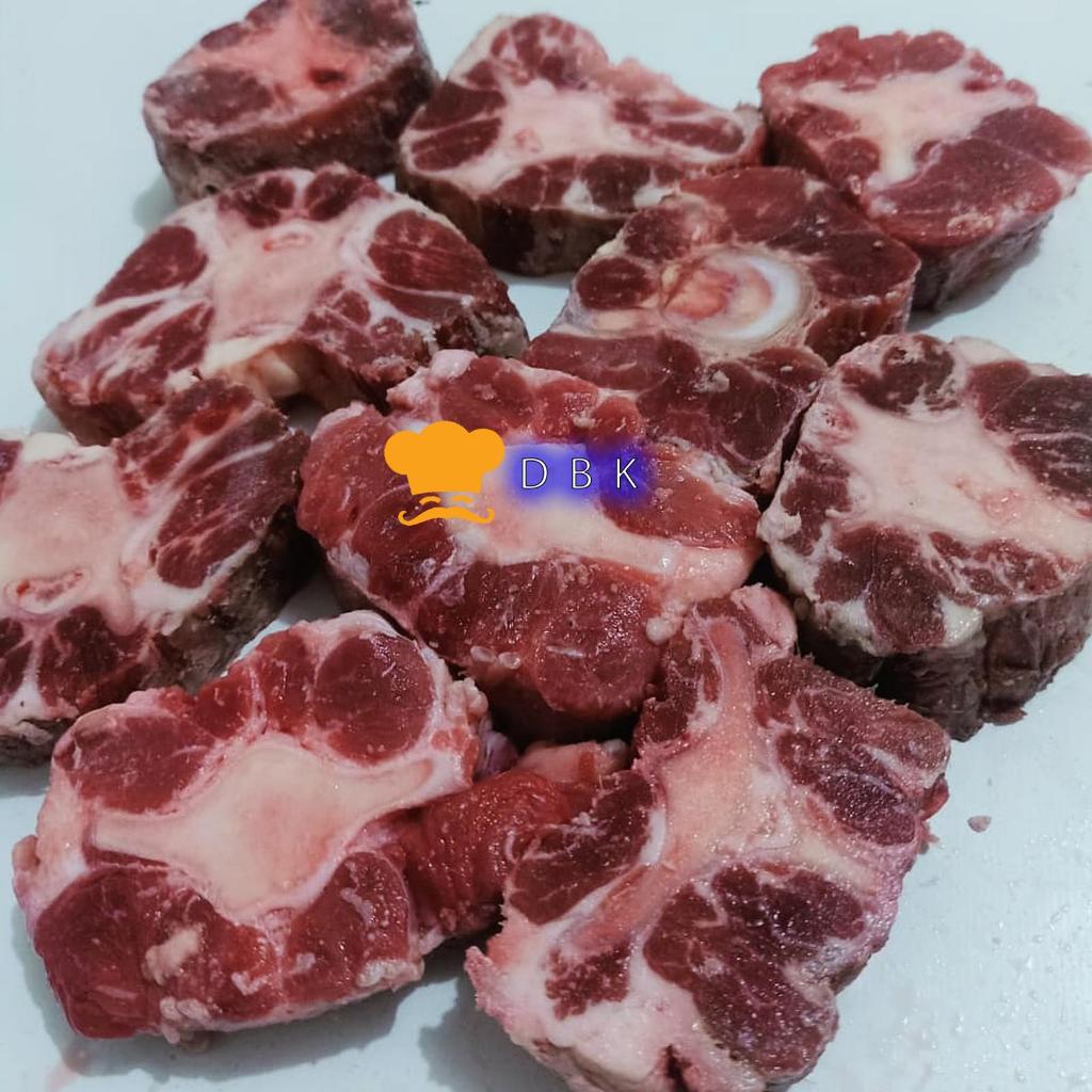 Buntut Sapi Lokal Potong 1kg - Cocok Untuk Sop Bakar Rawon Buntut frozen