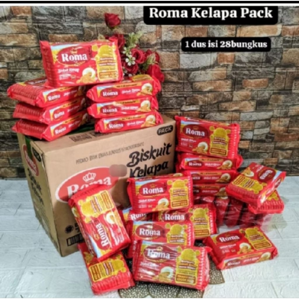 Biskuit Roma Kelapa 1 Dus isi 28 Pcs x 300gr