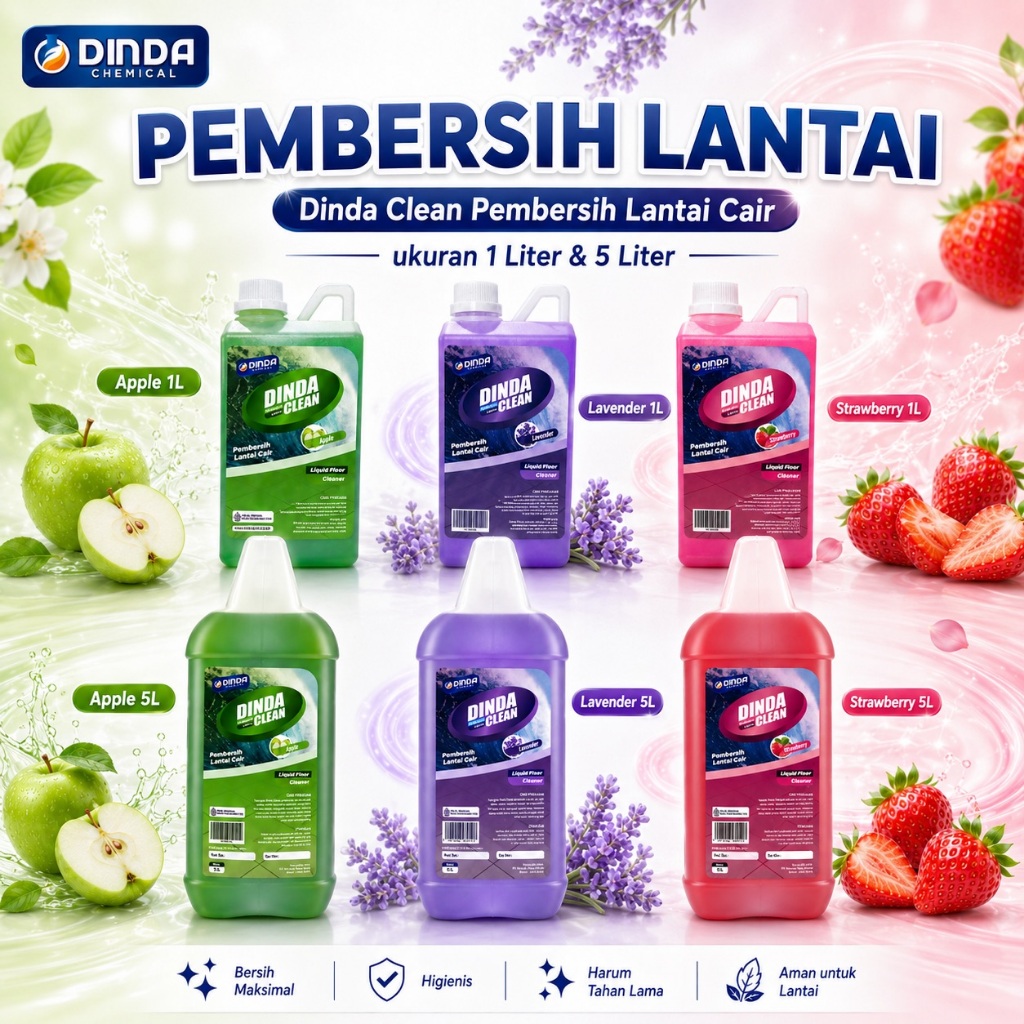 PEMBERSIH LANTAI DINDA CLEAN (BUKAN SUPERPEL)
