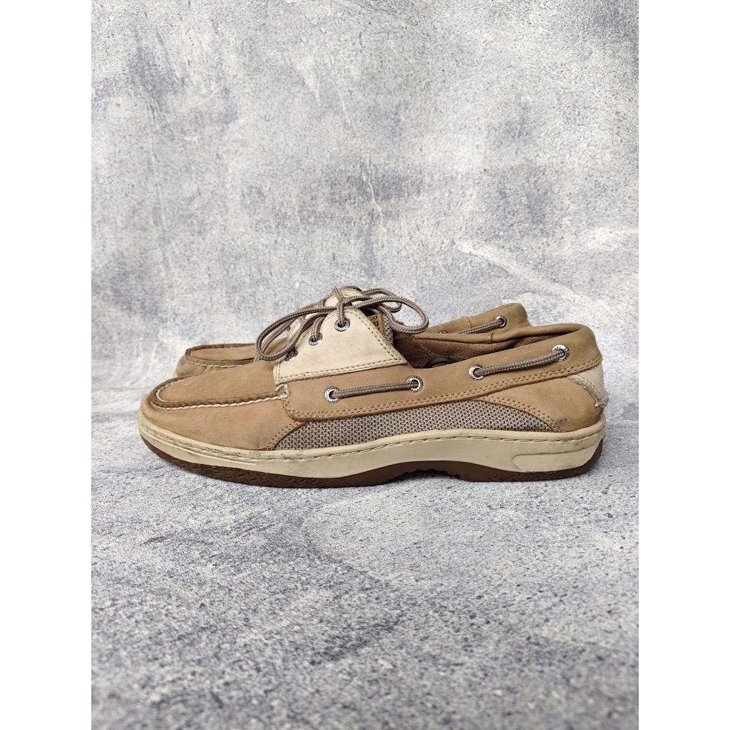 SEPATU LOAFER SPERRY TOP SIDER BILLFISH 3-EYE TAN SECOND ORIGINAL LIKE NEW