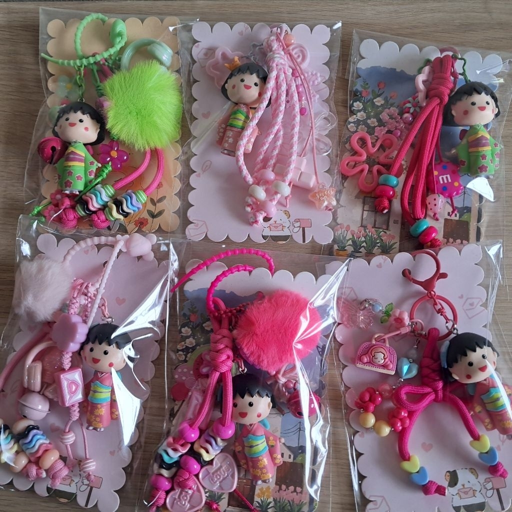 Chibi Maruko Chan Bag Charm / Gantungan Tas / Keychain / Ganci Maruko