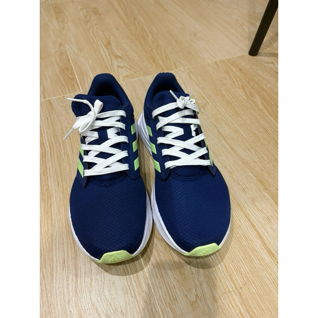 Adidas Running Shoes Navy/Lime - Original BNOB (second sekali pakai)