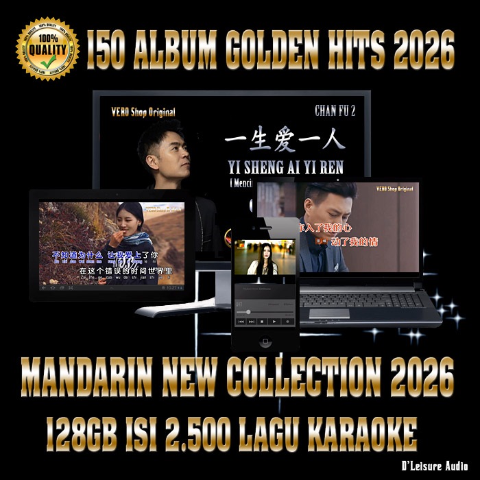 USB FD 128Gb Super New Album Mandarin Collection 2026 Isi Lebih 2.500 Lagu Karaoke
