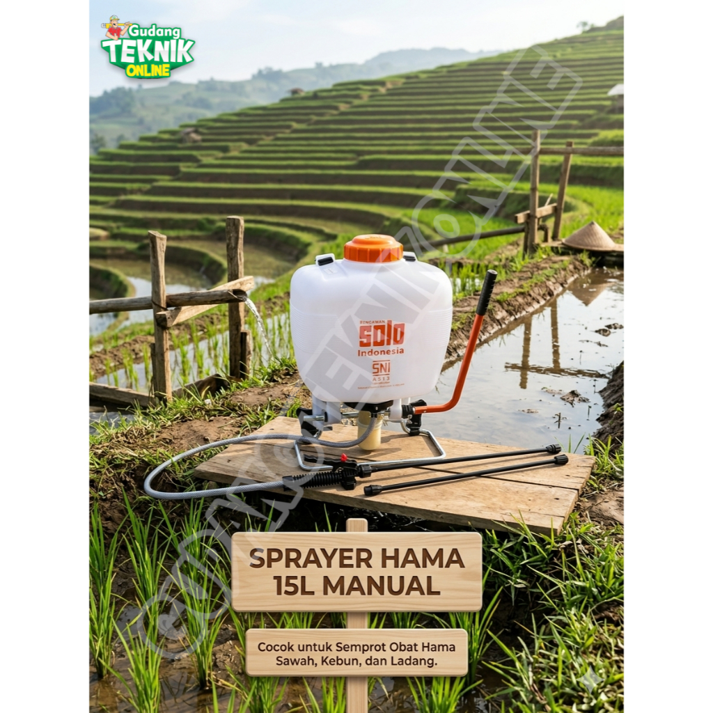 SOLO Alat Semprot Hama 15L SOLO 425 MANUAL Bengawan SNI Desinfektan / Semprotan Hama Sprayer  Obat H