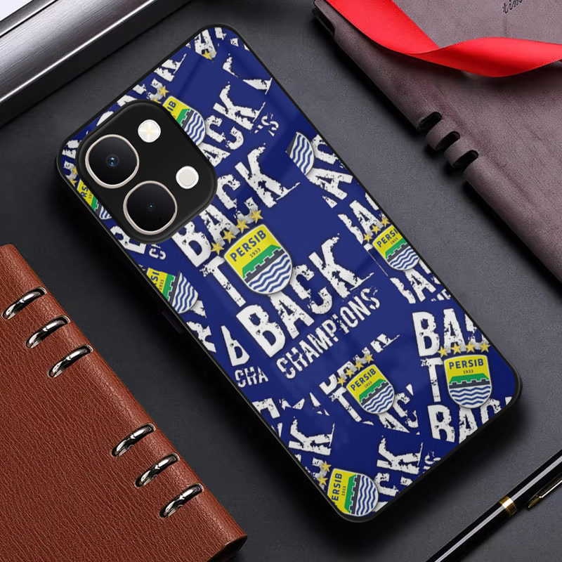 [OKECASE] Case Glossy Motif [PERSIB EDITION] for Vivo Y31D  - Casing - Case Glossy - Case Akrilik - 